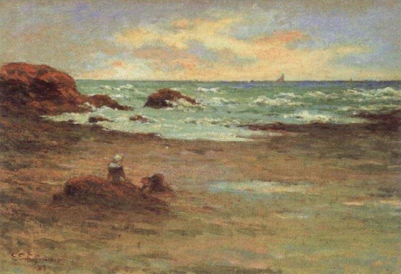 Emile Schuffenecker Corner of a Beach at Concarneau China oil painting art
